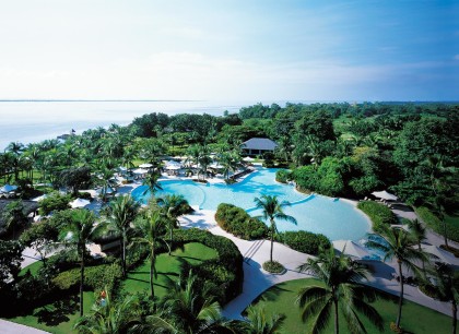 Top 2 Hotels in Cebu included on Top Hotels in the Philippines - Shangri-La's Mactan Resort & Spa Outdoor-Swimming-Pool
