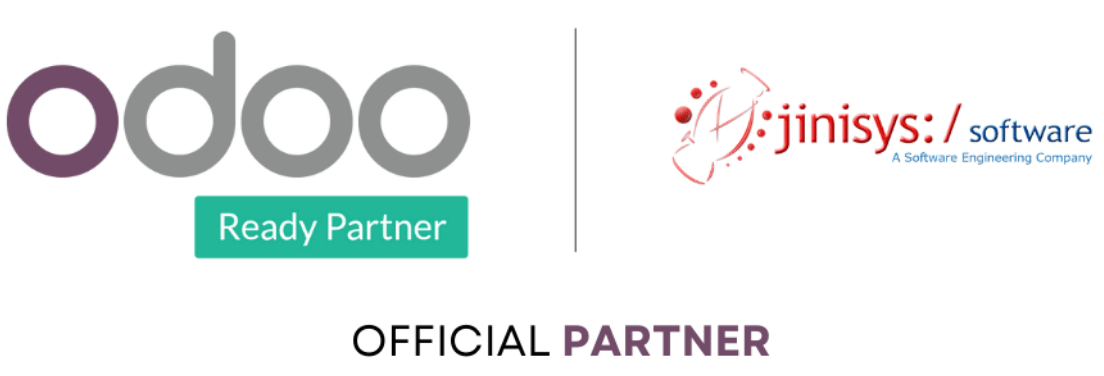 Odoo Ready Partner and Jinisys Software official partner logos
