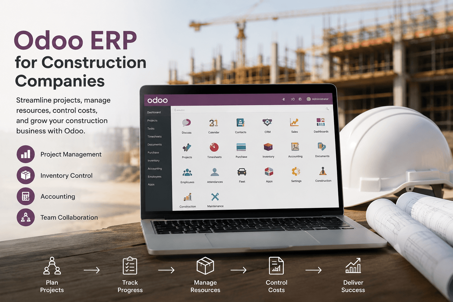 How Odoo ERP is Modernizing Construction Companies in the Philippines