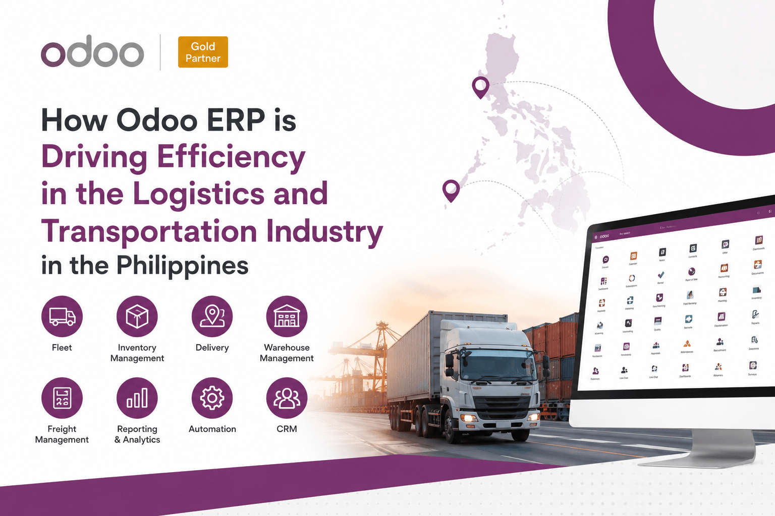 Driving efficiency in logistics with Odoo
