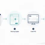 Four-Step Hotel Booking Flow