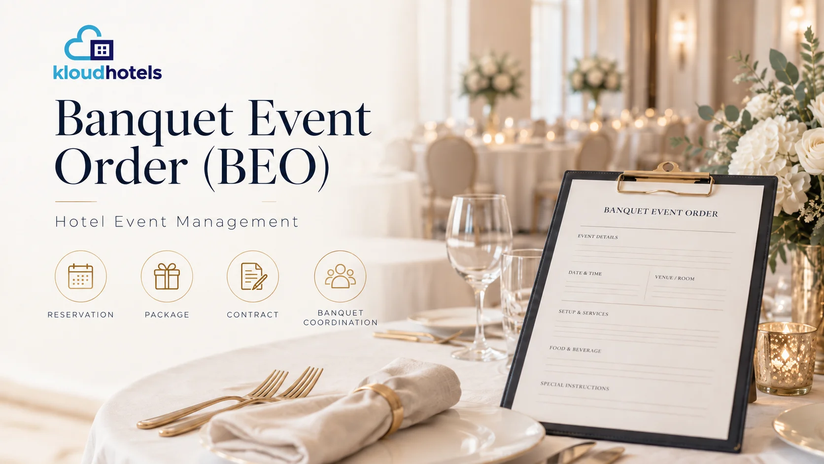 Banquet Event Order (BEO) for Hotel Event Management
