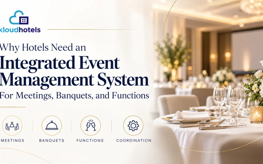 Why Hotels Need an Integrated Event Management System for Meetings, Banquets, and Functions